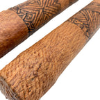 Bamboo Rainstick painted in Maori Style
